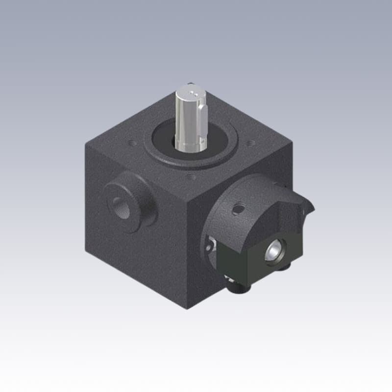 Modello 3D pompa radiale PR1 Stucchi Hydropower corpo cubico